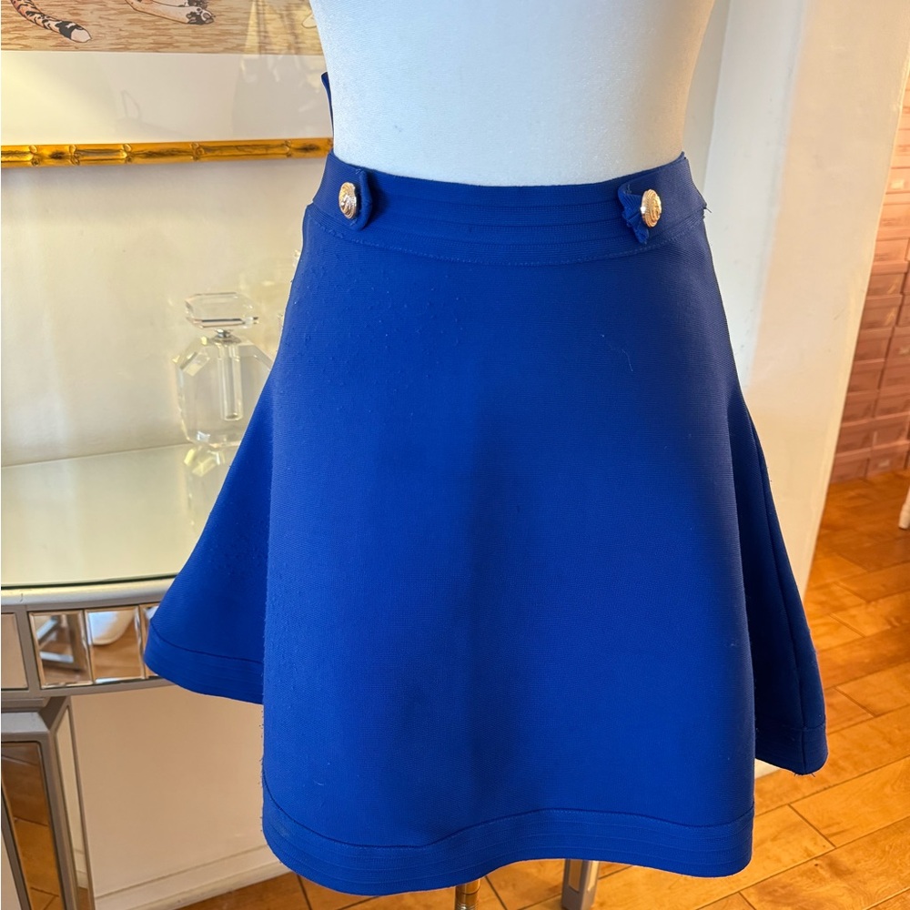 Karen Millen Royal Blue A-Line Skirt
